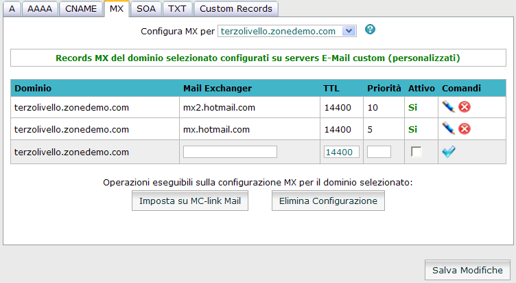 MC-link Mail si eviterà che la posta attualmente presente sui server di MC-link venga cancellata entro 48