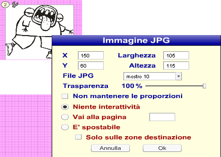 Ora è possibile inserire l immagine caricata nella nostra pagina, aprendo la finestra Modifica Pagina, da Modifica. Nel menu a tendina di un elemento si sceglie Immagine JPG.