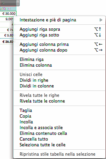 mm Utilizza "Impostazioni grafica" per creare effetti visivi particolari, per esempio ombre.