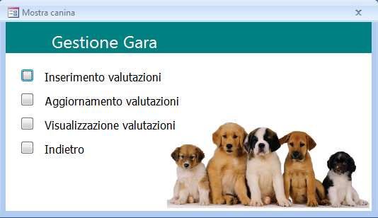 Maschere di III livello Per ogni tabelle sono previste