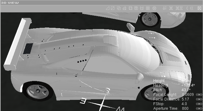 Il Tab Project 10 La finestra 3D VIEW 3D scene Scene orientation Camera parameters Texture alignment tools (pagg.