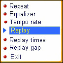 3. Premere il tasto per selezionare Opzione Tempo Rate 4.