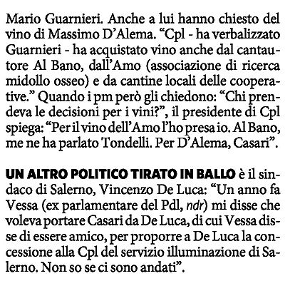 Per N e data : 150412-12/04/2015 Diffusione : 50466 Pagina 13 : Periodicità : Quotidiano Dimens. 23.77 : % FattoQuo_150412_13_9.pdf 326 cm2 Sito web: http://www.ilfattoquotidiano.it Mario Guarnieri.