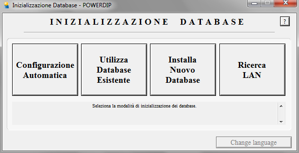 Per i dettagli sulle funzioni associate ai pulsanti della precedente scheda, si veda la sezione dedicata all installazione e alla configurazione iniziale di questo documento.