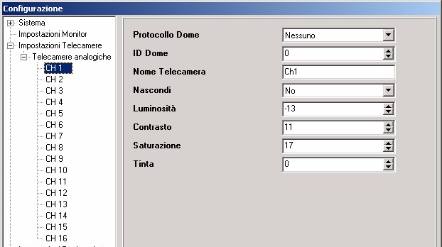 090010725 - MANUALE D USO - Serie VD800 - REMOTE 4.2 Menu Impostazioni Monitor Questo menu consente di impostare la visualizzazione del nome della telecamera a schermo.