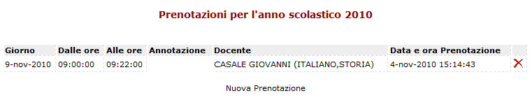 Nella successiva finestra occorre verificare i dati proposti non dimenticando di scrivere una e-mail valida per le comunicazioni con il docente ed opzionalmente anche un eventuale recapito telefonico.