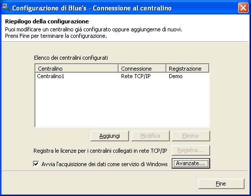 Si cnsiglia di attendere l'arriv di almen 10 chiamate in md da facilitare il ricnsciment autmatic del driver di interpretazine delle chiamate.