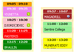 Agenda Agenda : completa, dinamica e di facile aggiornamento Novità Visualizzazione immediata e completa di : appuntamenti