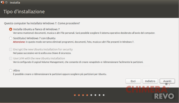Avanzamento da Ubuntu 13.** a 14.** con disco di installazione Verificare con l'applicazione gparted il punto di mount che il proprio sistema ha assegnato alla partizione di Ubuntu.