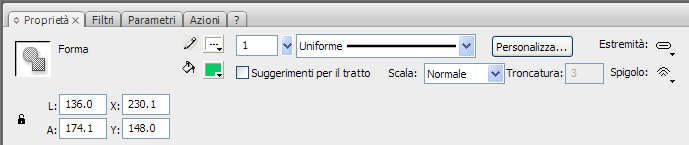 GOMMA Anche lo strumento gomma è soggetto ad alcune impostazioni di utilizzo molto semplici.