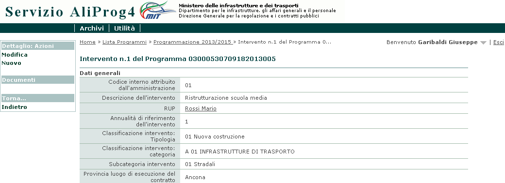 3 Navigazione L applicativo è costituito da un sito web dinamico. Le varie pagine vengono presentate all utente secondo la logica applicativa.