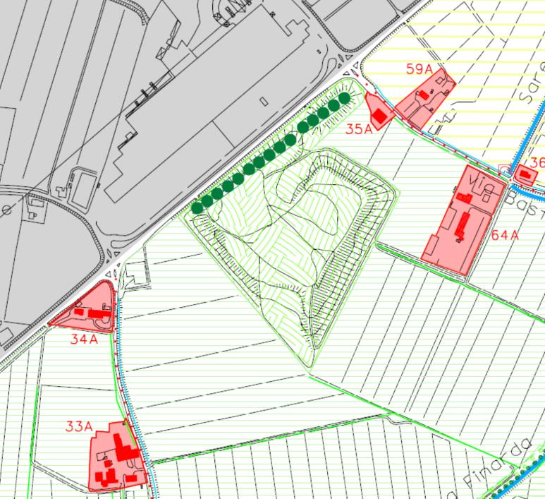 AREA D INTERVENTO Figura 4: Piano Regolatore Generale del Comune di Mira. Estratto cartografico con individuazione del Sito inquadrato in zona F 7.5 Parco di S.