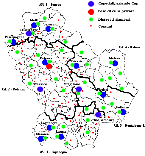 alla creazione di alcuni servizi reali per l'utenza delle Aziende Sanitarie e Ospedaliere fruibili sul portale Basilicatanet.