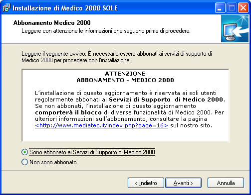 it, fare clic su Prodotti Add-On; Selezionare Add-On SOLE Aggiornamento e all'apertura della pagina Aggiornamento Vaccinazioni SOLE fare clic infondo su Add-On SOLE; Salvare il SetupSOLE.