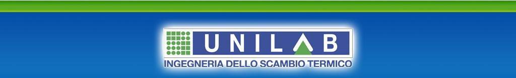 UNILAB COILS 6.5: Software per il dimensionamento e la verifica di scambiatori a pacco alettato UNILAB COILS 6.5 LIGHT Il potente motore di calcolo di UNILAB COILS 6.