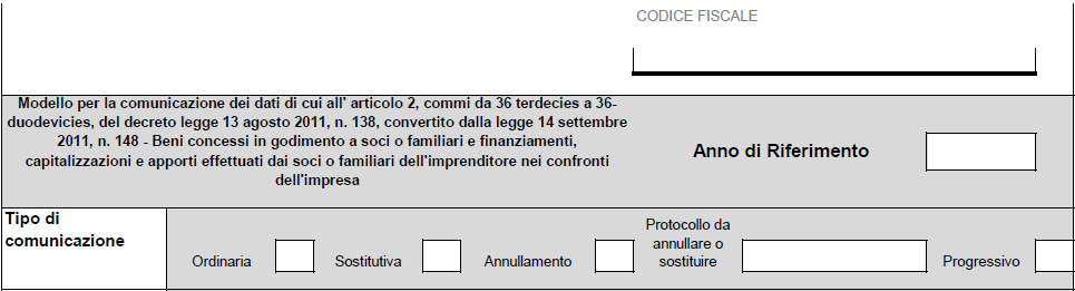 Novità ed adempimenti 2013 I TERMINI PER L INVIO PER ANNO 2012 Per i beni in godimento nel 2012, anno di prima applicazione delle disposizioni, la comunicazione deve essere effettuata entro il 12