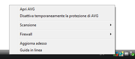 Esegui scansione: questo pulsante è diviso graficamente in due sezioni.