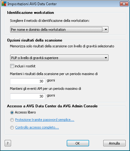 Scadenza delle richieste Le richieste non elaborate entro 30 giorni vengono eliminate da AVG DataCenter. 11.8.