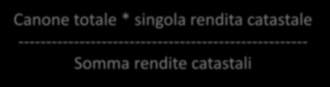 TASSAZIONE REDDITI DI LOCAZIONE CASI PARTICOLARI: Il canone relativo a più unità immobiliari Qualora nel contratto fosse indicato un canone unico per più unità immobiliari (es.