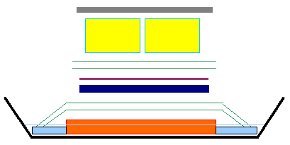 Southern blot Trasferimento del DNA da gel a membrana per capillarità Analisi di profili di restrizione o di PCR Peso Carta