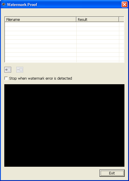 6.3 Watermark Proof L'utilità Watermark Proof viene installata automaticamente insieme al client QNAP QVR per Windows.