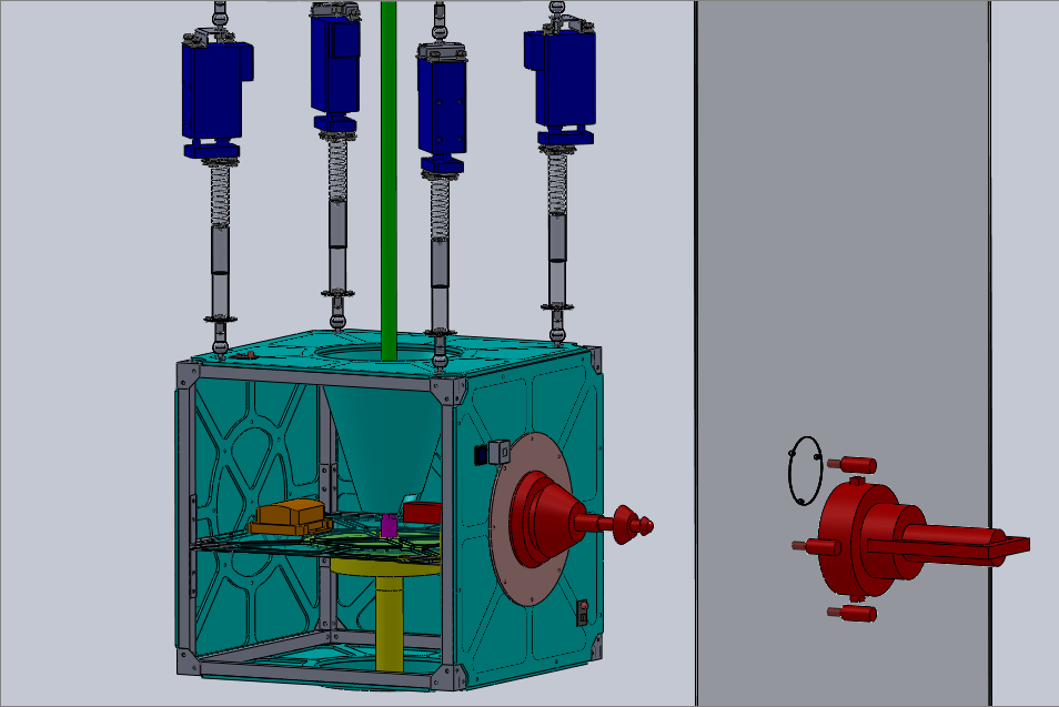 PRELIMINARY DESIGN (16/17) THERMAL CONTROL Linear actuators 2x2 photodiodes array Spherical joints Cardan joint IMU RW motor Release spring LEDs Hard- Dock latches Thermal