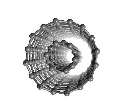 Graphite is a semiconductor with zero band gap, while SWNTs can be either metallic or semiconducting, depending on the sheet direction about which the graphene sheet is rolled on.