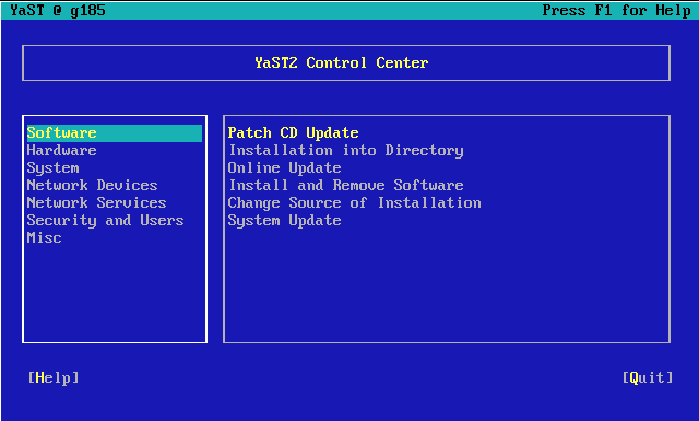 4.9.4 Caricare il CD dei driver del produttore Questo modulo vi aiuta ad installare automaticamente i driver per SUSE LINUX da un CD fornitovi dal produttore dell apparecchio.