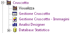 2.4.2 Immagini per il Cruscotto Nel menu del Cruscotto è stata aggiunta la nuova voce Immagini, visibile solo se si entra in Report Design Mode.