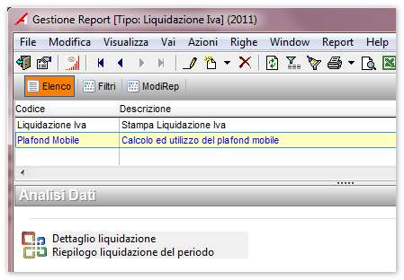 4.8 Liquidazione Iva 4.8.1 Stampa Nuova analisi dati di controllo E stata aggiunta un analisi per consentire una più agevole consultazione della movimentazione iva inclusa nella liquidazione del periodo.