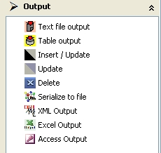 essere un database relazionale oppure un file in formato testo, XML o Excel. Rappresentano le procedure di loading del processo ETL.