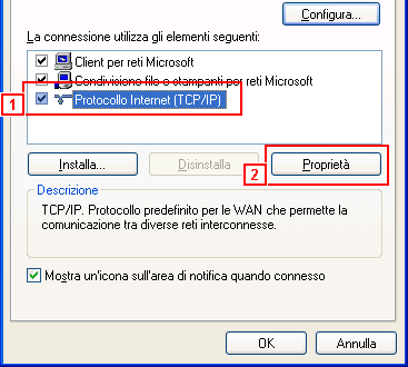 Non selezionare alcuna voce. Confermare cliccando su "OK" quindi cliccare su "OK" anche nella finestra "Opzioni Internet". Ultimo passo: controllare le proprietà di connessione di rete.