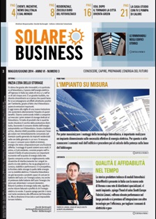 21/5/2014 SOLARE BUSINESS Chi Siamo Solare B2B Solare Business Documenti Contatti 14/05-25 milioni di euro in efficienza e rinnovabili in 12 comuni veneti riuniti in un Paes d'area È stato presentato