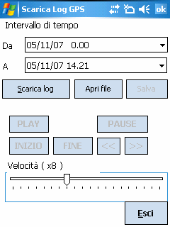 A questo punto, abilitare il programma alla ricezione, andando su Menù e cliccando su GPS Start Il programma dovrebbe ora sintonizzarsi sui dati in entrata, e la mappa (es.