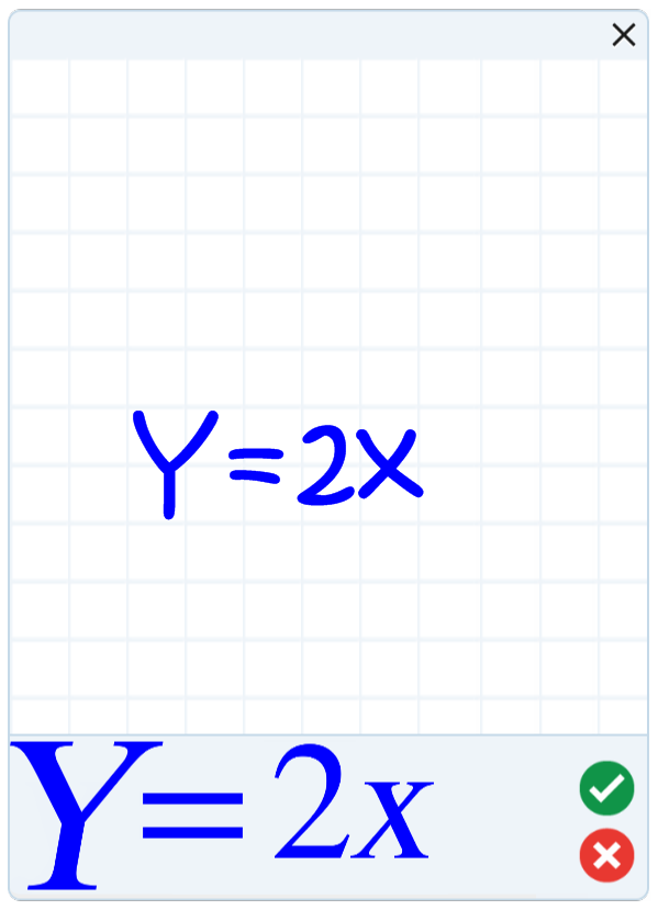 CAPITOLO 6 INSERIMENTO, ORGANIZZAZIONE E CONDIVISIONE DI CONTENUTI 3. Scrivere un'equazine matematica nella sezine in carta del grafic dell'editr.