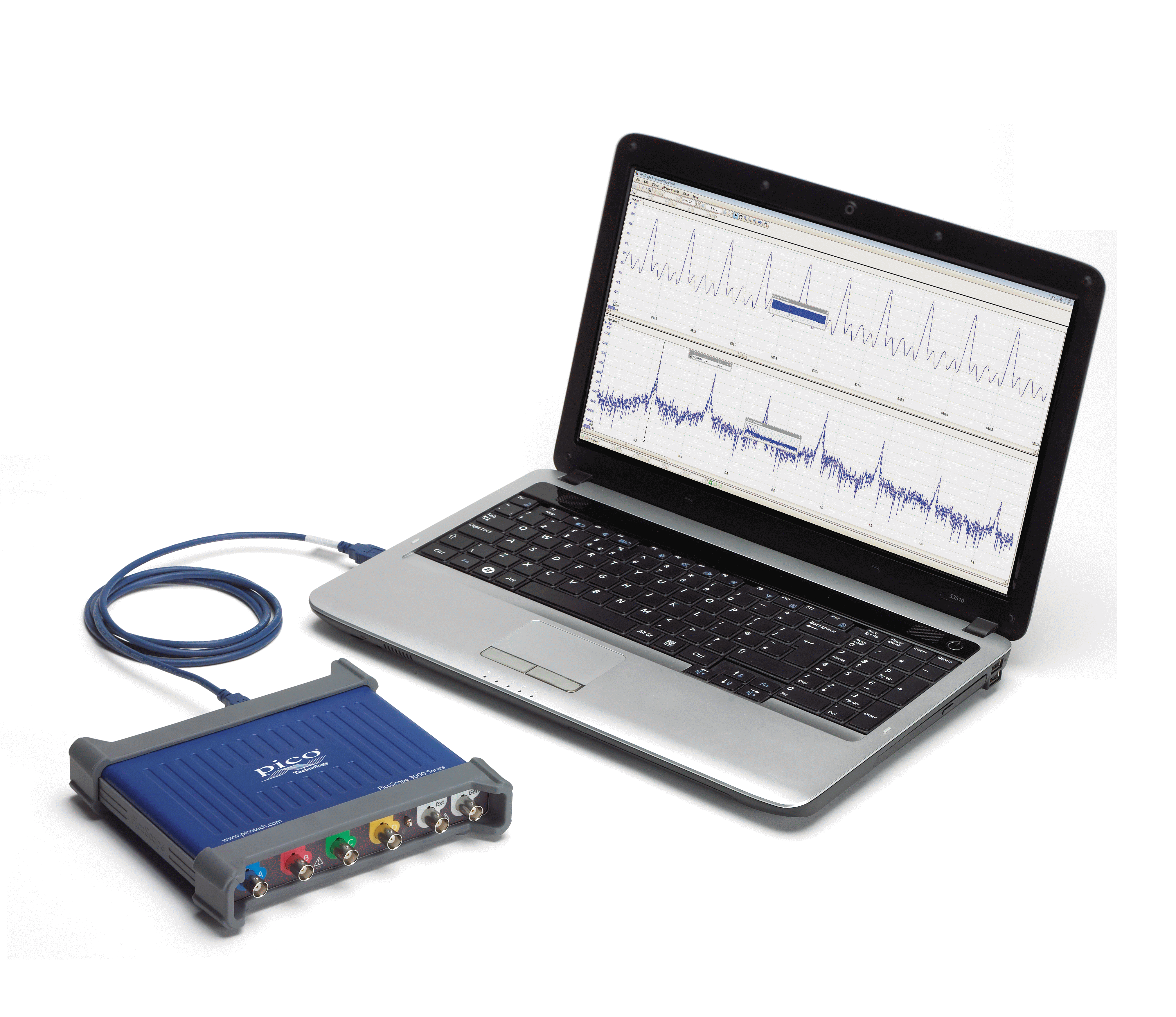 8 5.2 Avviamento a PicoScope e oscilloscopio Informazioni di base sull'oscilloscopio per PC Un oscilloscopio per PC è uno strumento di misura costituito da un oscilloscopio hardware e da un programma