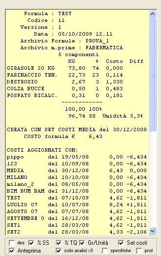 TEST SULLE MP MANCANTI E stata aggiunta la possibilità di fare un test per scoprire se ci sono delle mp mancanti.