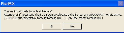 6. Nella parte gialla a sinistra selezionare le formule da inviare, utilizzando il filtro create dal cioè inserendo la data e mettendo la spunta nel check-box (quadratino) 7.