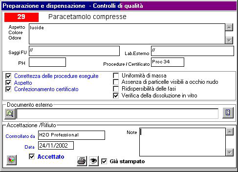 2. 3. 63 Eventualmente : selezionare la stampante Eseguire la stampa Si può visualizzare l'anteprima della etichetta con il tasto mostrato. Per annullare la procedura chiudere il pannello. 5.8.