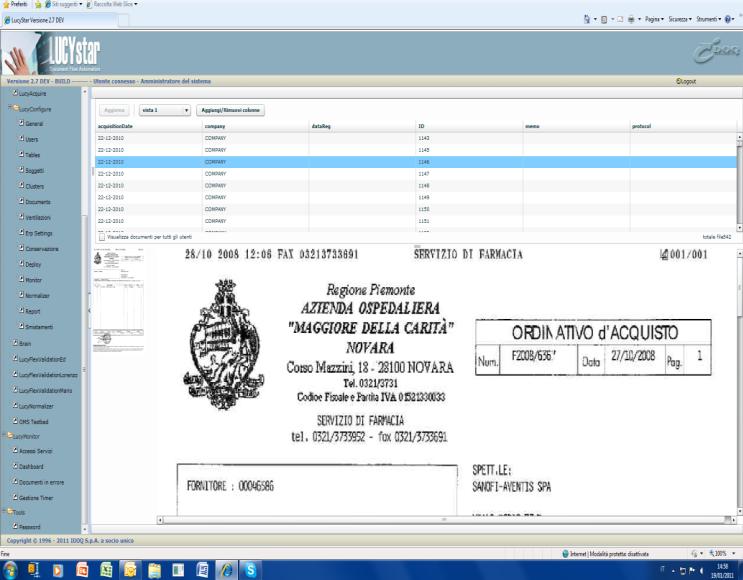 0 Order Management System Order Management System ORDINE FAX MAIL Normalizer Order Management System CARTA Scan Station Il