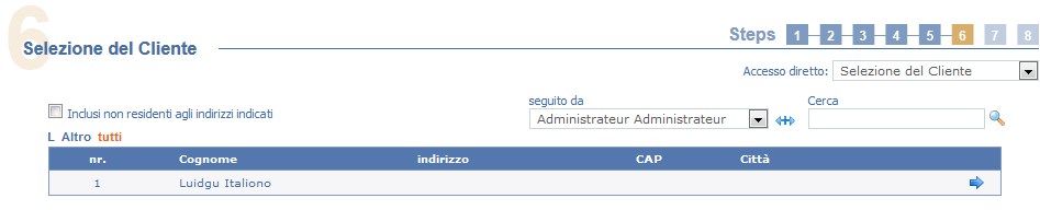 Fase 5 Destinazione del preventivo Registra questo preventivo come una proposta : L'utente avrà la possibilità di modificare il preventivo. Il preventivo viene inserito nella cartella bozza.