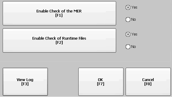 Configurazione delle impostazioni del pannello operatore Capitolo 3 Selezionando Message Routing vengono aperte le seguenti finestre di dialogo: Remote Log FactoryTalk View Diagnostics List Ogni