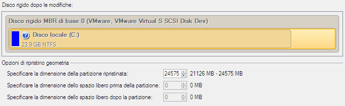 64 4. Nella pagina Dove ripristinare, specificare un disco rigido, quindi una delle relative partizioni in cui ripristinare l'immagine (se presenti nel computer).