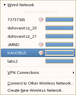 È attiva una connessione via cavo. Non è stabilita alcuna connessione a Internet. È attiva una connessione via cavo. Le barre blu indicano l'intensità del segnale.