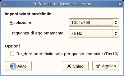 Per aprire YaST2 e configurare uno scanner, fare clic su Computer > Centro di controllo > Hardware > Scanner.