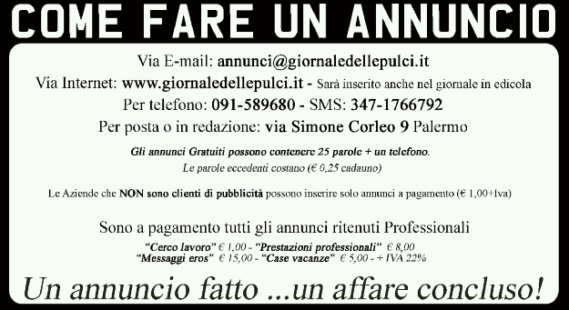 Giornale delle Pulci 091 / 589680 Pagina 3 REGALO cuccioli di taglia mediopiccola, molto docili come i genitori, ad amanti di animali 0 Tel: 3889280437 REGALO cuccioli trovatelli hanno 3 mesi e sono