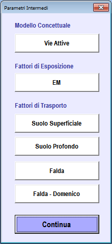 Output Comandi Continua. Ritorna alla schermata principale. Help. Si accede alla guida rapida della sezione di riferimento. Stampa. Permette di stampare la schermata su cui si sta lavorando.