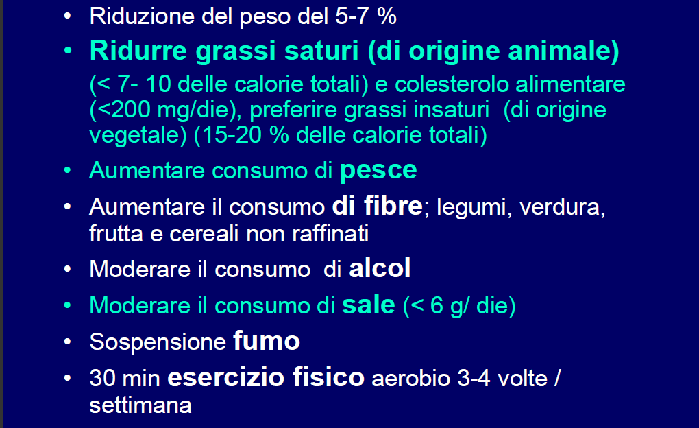 LINEE GUIDA PER LA TERAPIA E