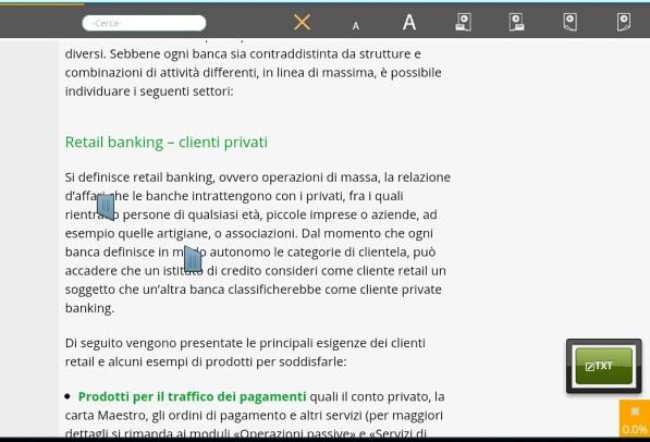 6.3 Lettura dell ebook Sul tablet, è possibile leggere l ebook sia in verticale sia in orizzontale.