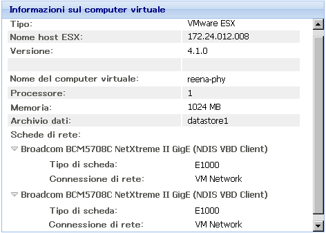 Pagina principale di Virtual Standby 4. Fare clic sulla scheda Virtual Standby.